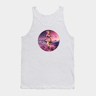 Vintage 50s Cosmic Cowgirl Tank Top